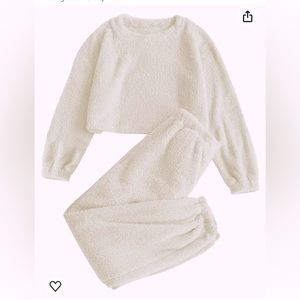 Women's Fuzzy Fleece Pajamas Sets Loungewear